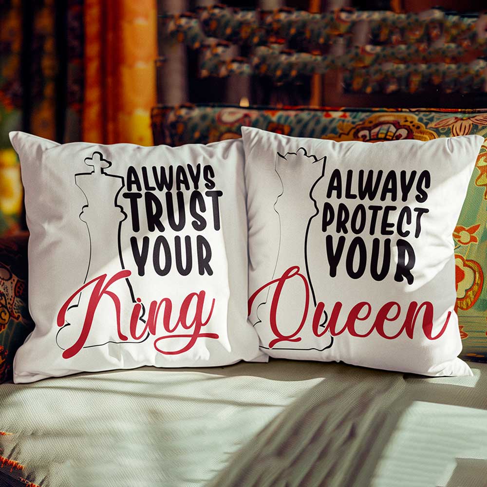 Cuscini per la coppia king e queen